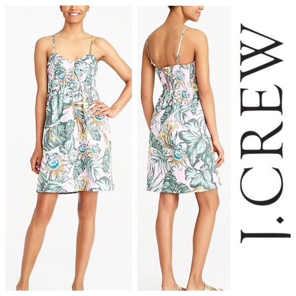 J.crew printed poplin cami dress - Picture 3 of 9